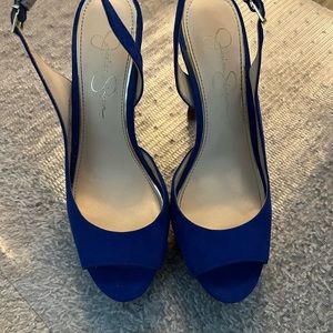 Royal blue Jessica Simpson heels